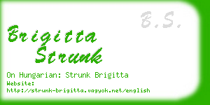 brigitta strunk business card